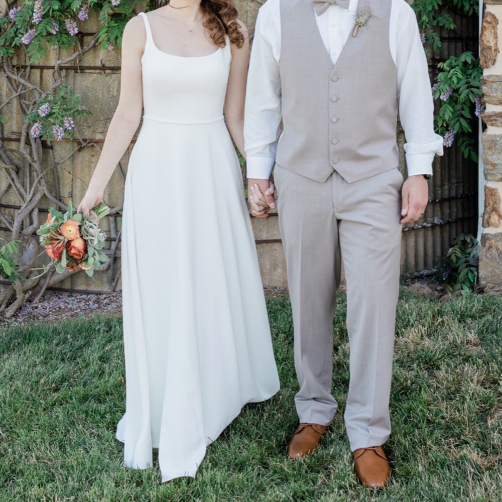 Kelly Faetinini Amber Ivory A-Line Elegant Classic Wedding Dress